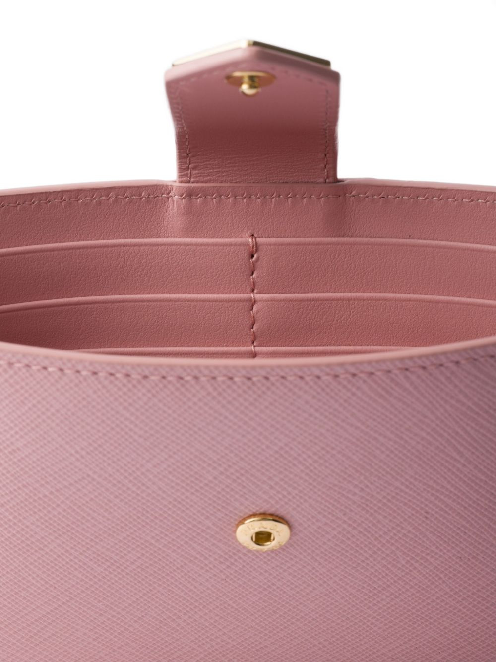 snap-closure leather wallet - 4
