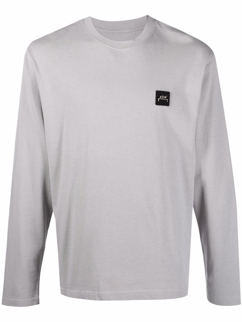 logo patch long-sleeved T-shirt - 1