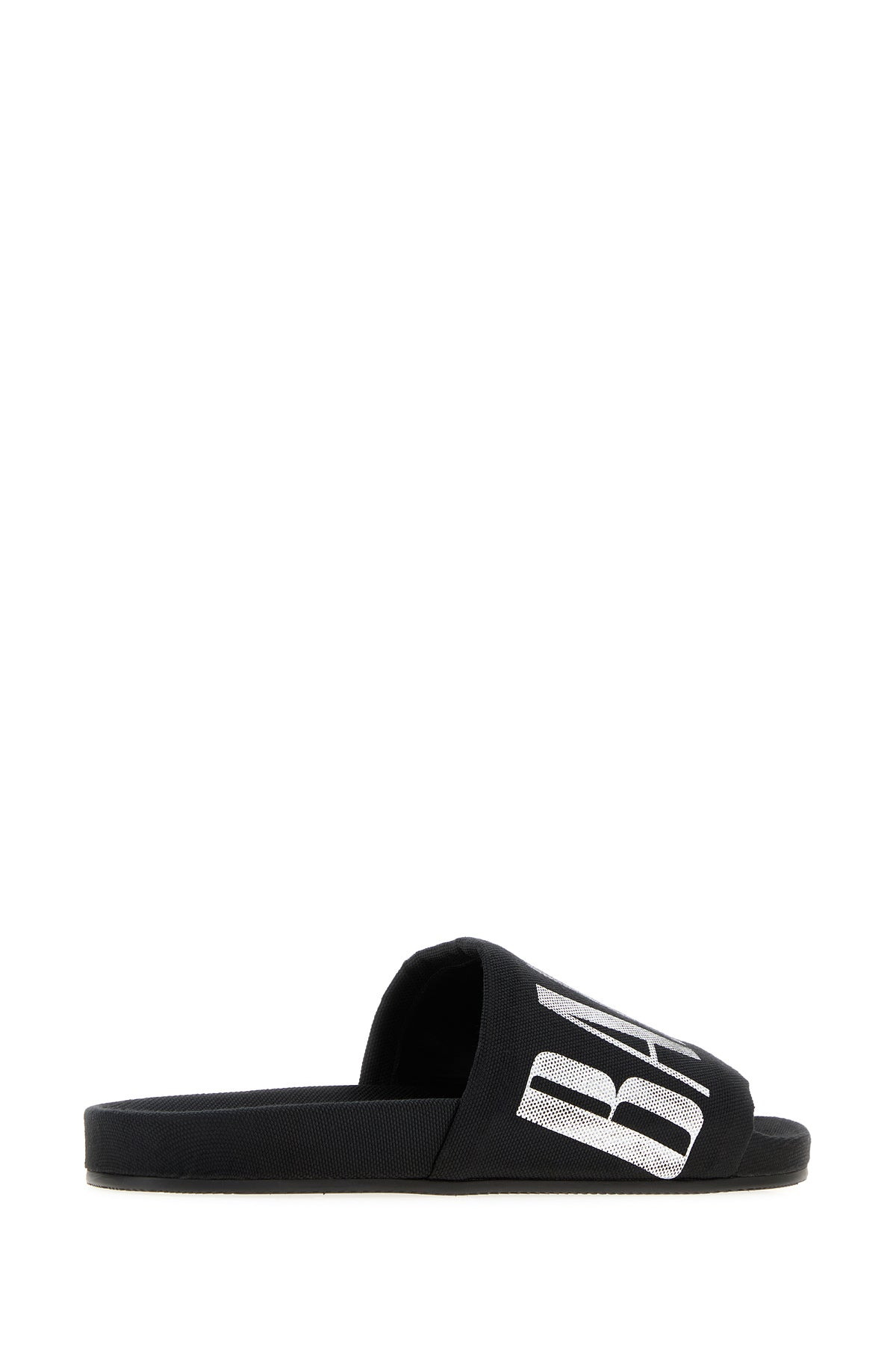 Black canvas Pool slippers - 3