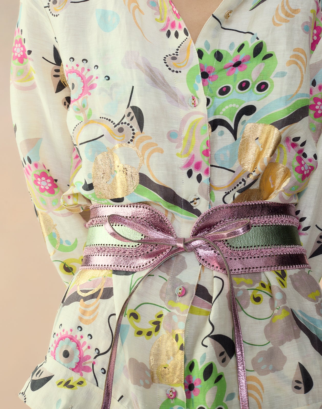 Love Locket Linen Shirt Dress - 7