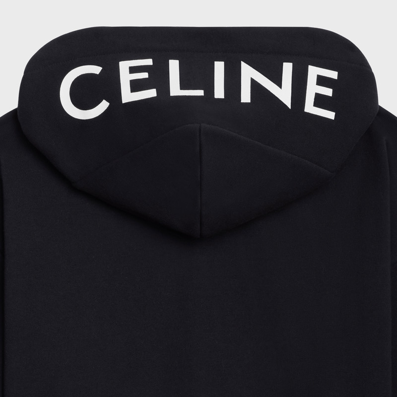 CROPPED CELINE SWEATSHIRT IN COTTON FLEECE 3