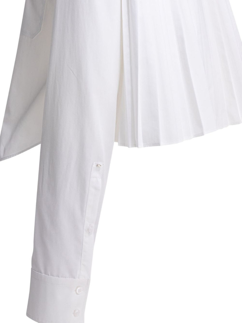 pleated-back chest-pocket shirt 4