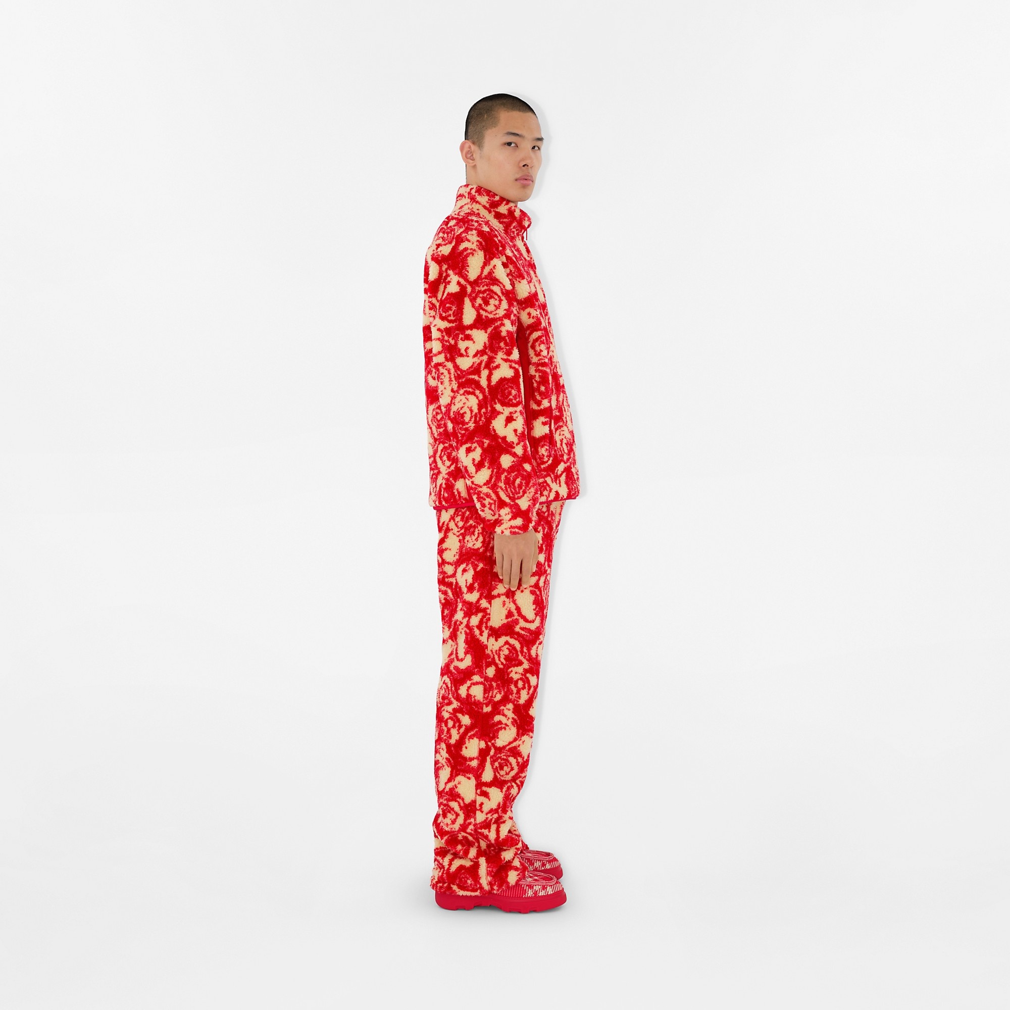 Reversible Rose Fleece Jacket - 3