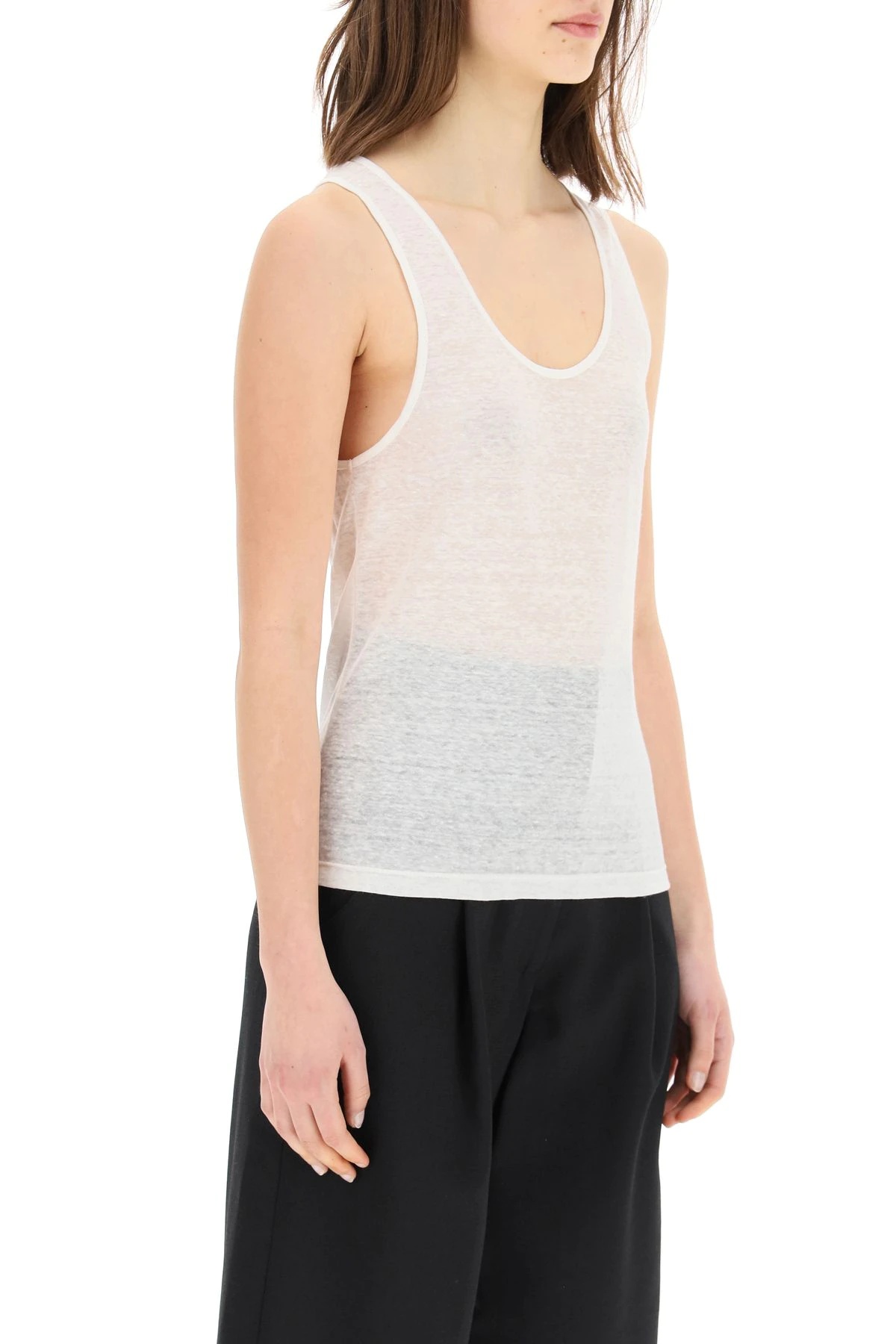 LINEN JERSEY TANK TOP - 3