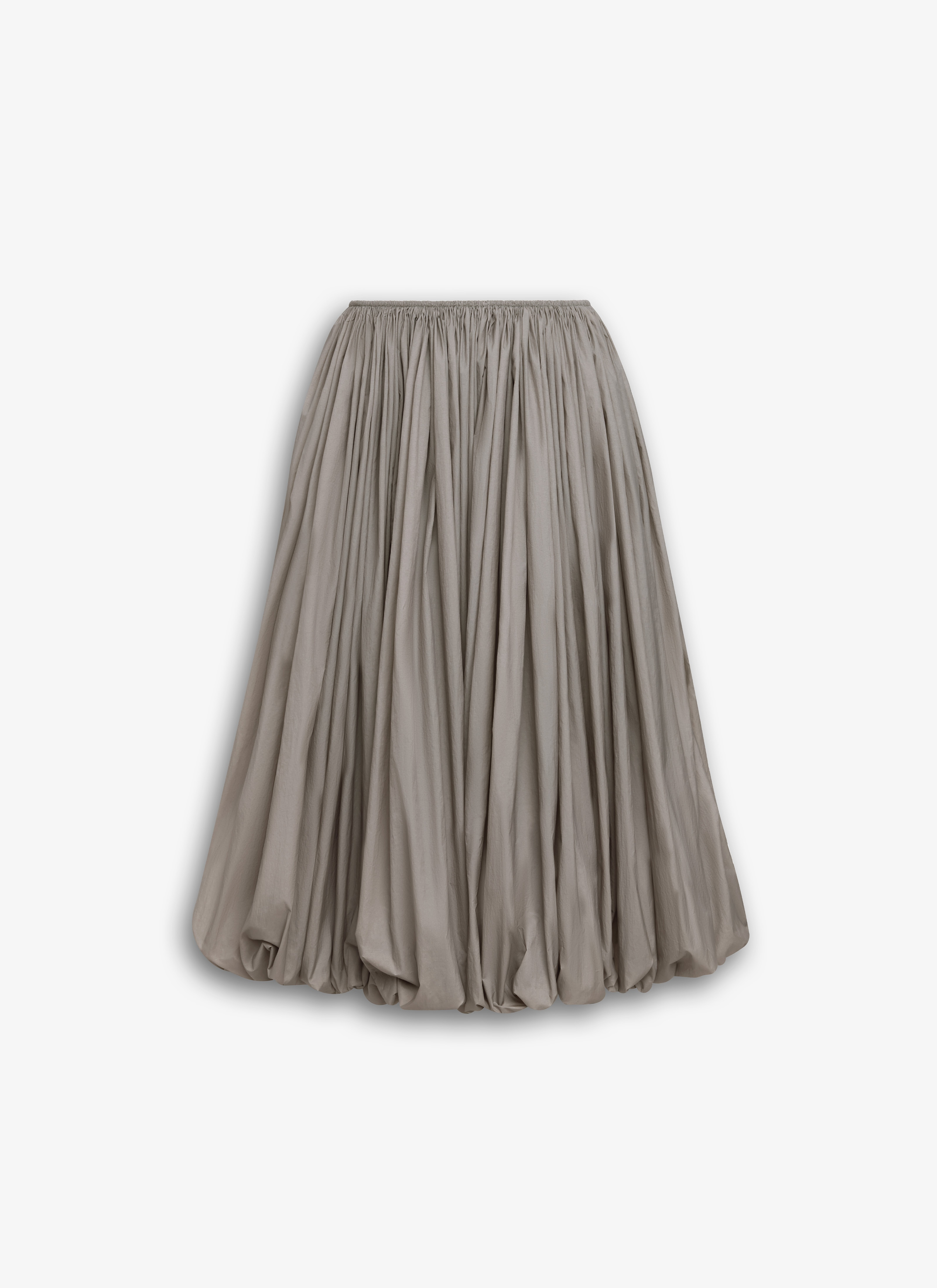 SOFT NYLON MAXI BUBBLE SKIRT - 1