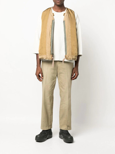 visvim mid-rise chino trousers outlook