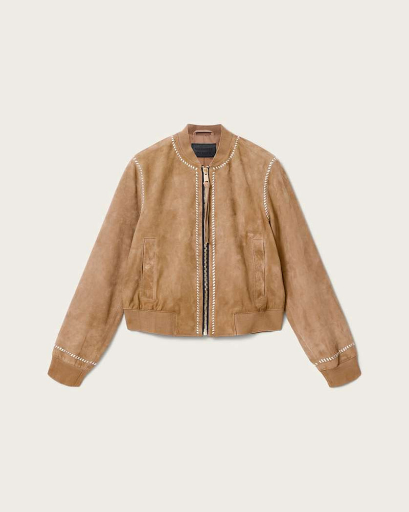 ORTEN WHIPSTITCH SUEDE BOMBER JACKET 1