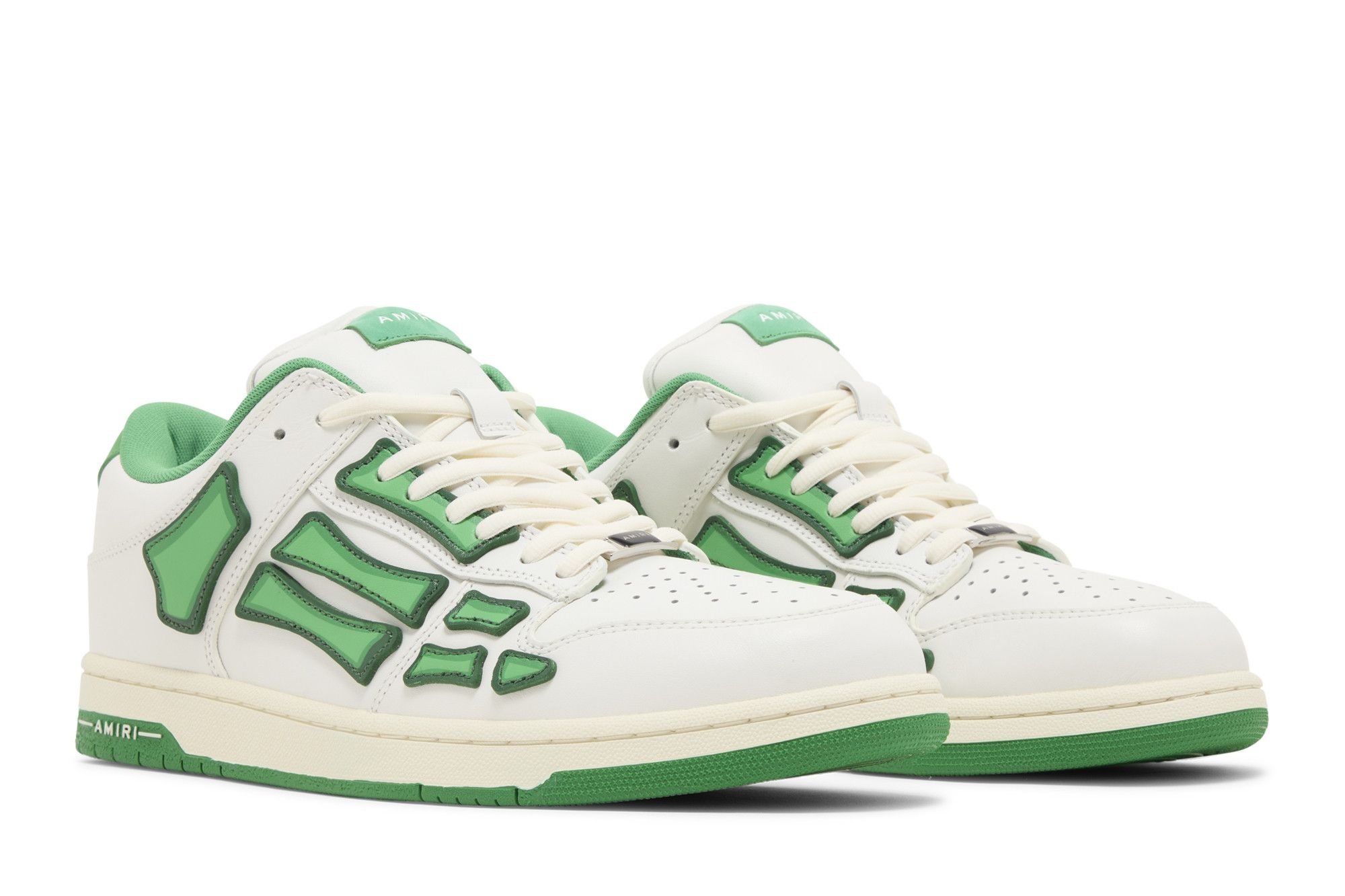 Amiri Skel Top Low 'White Green' - 8