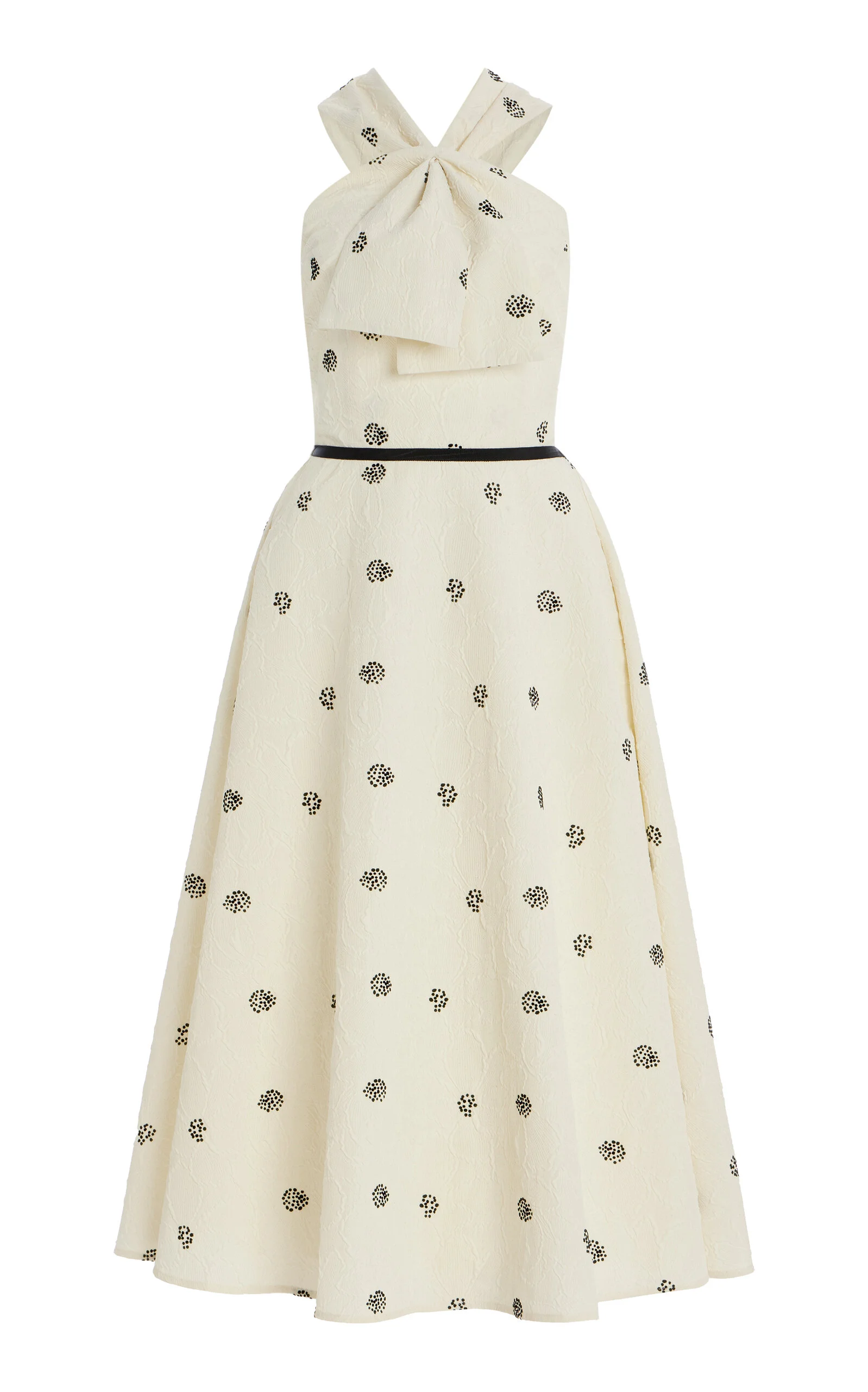 Jacquard Midi Dress - 1