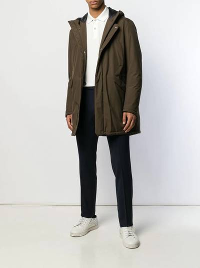 Herno hooded coat outlook