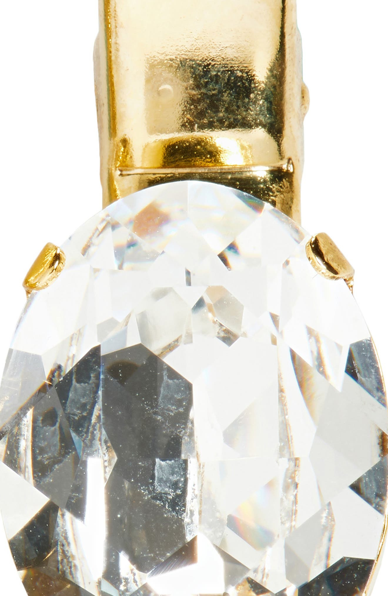 Jennifer Behr Set of 2 Kara Crystal Hair Clips in Crystal Antique Gold at Nordstrom - 5
