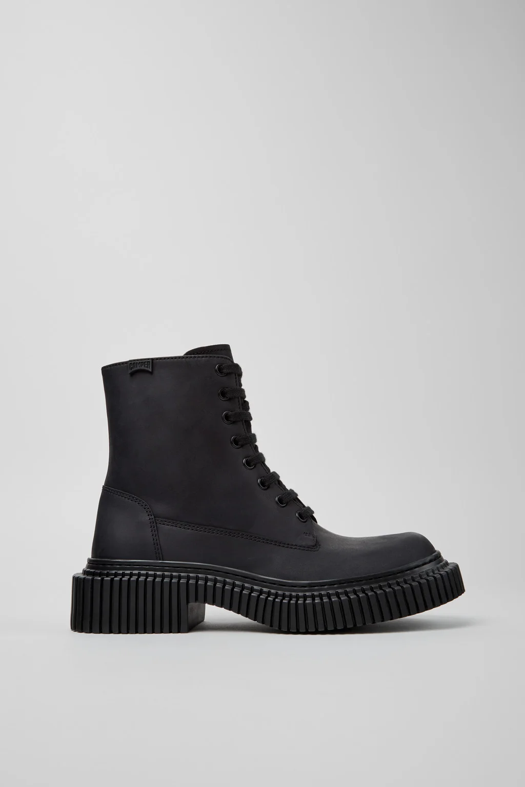 Pix Berlin Black Nubuck Ankle Boots for Women. - 1