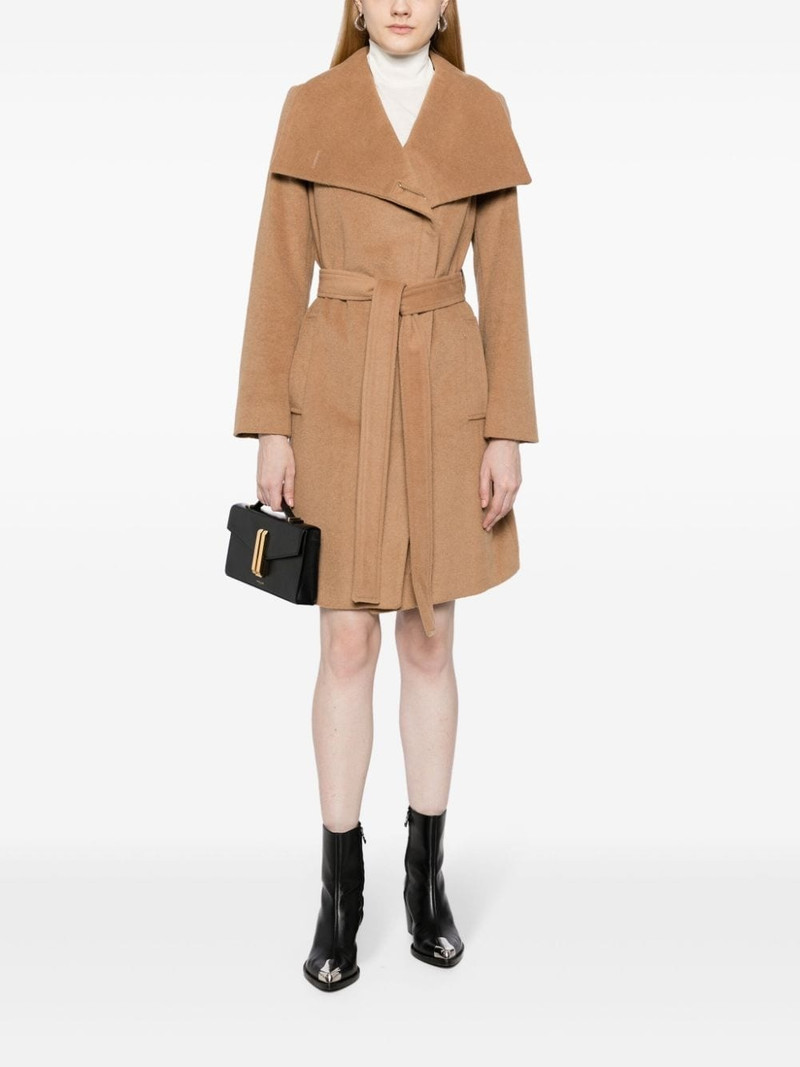 MICHAEL KORS belted double-breasted coat outlook