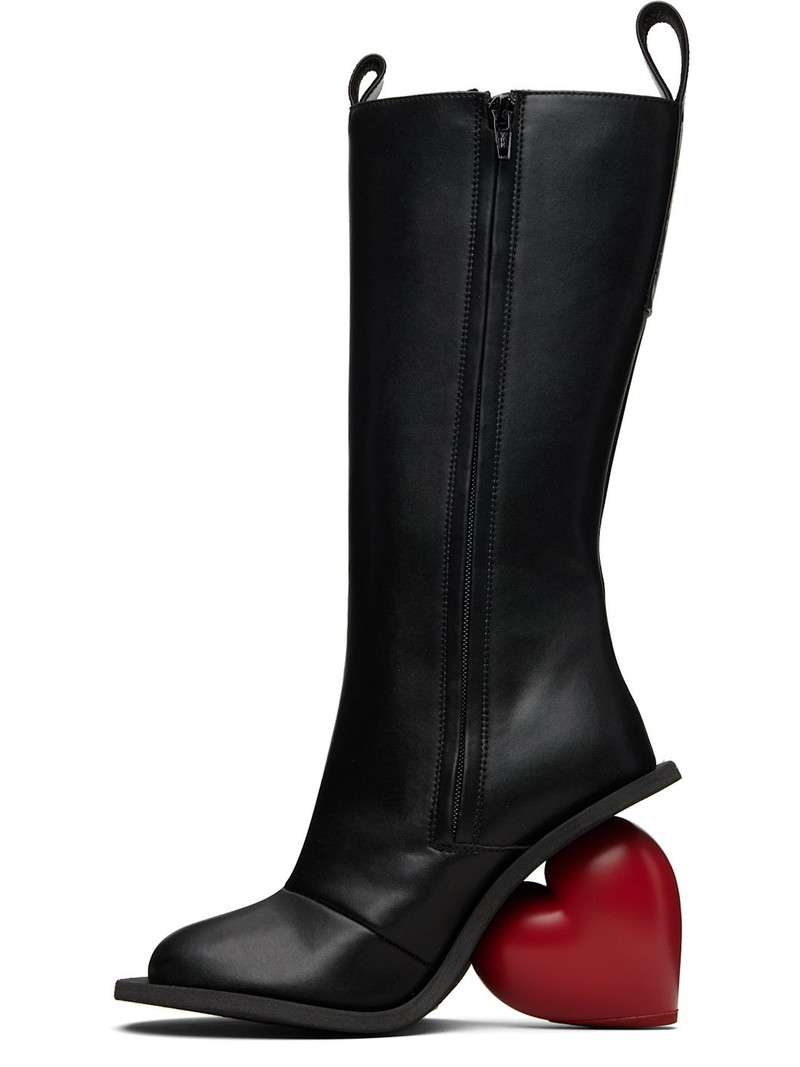 YUME YUME Black Love Tall Boots outlook