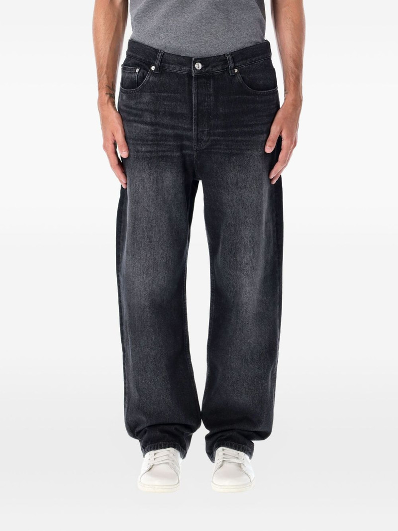 Solar five-pocket cotton jeans 1