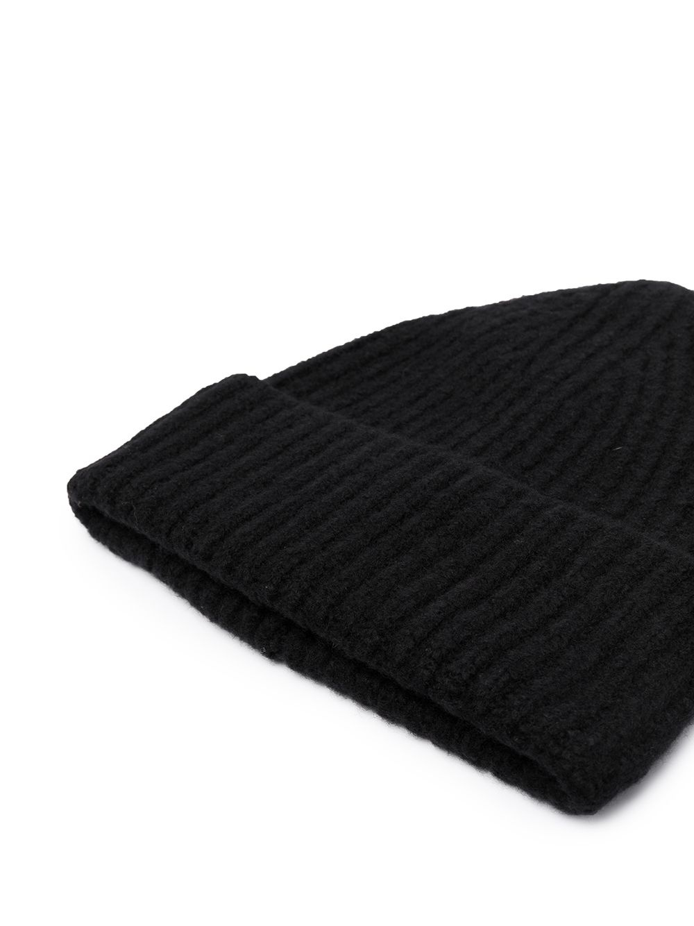 rib-knit beanie hat - 2