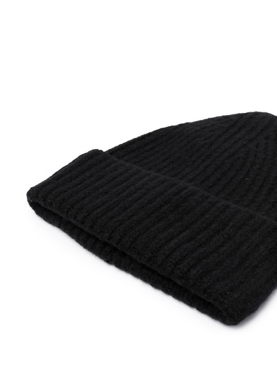 Acne Studios rib-knit beanie hat outlook