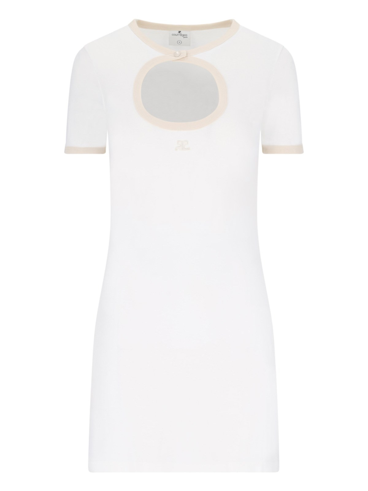 CUT-OUT MINI DRESS - 1