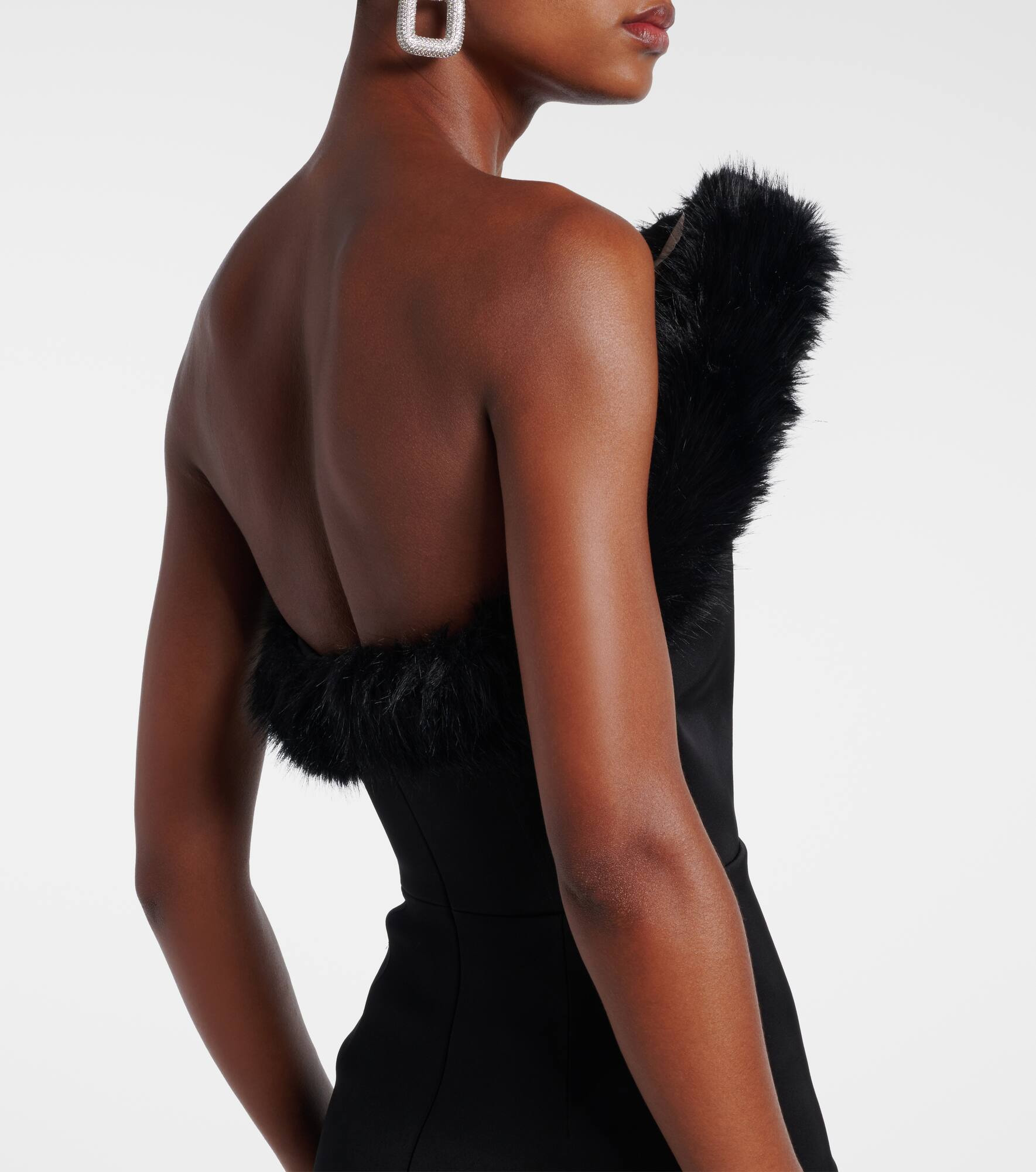 One-shoulder bustier gown - 6