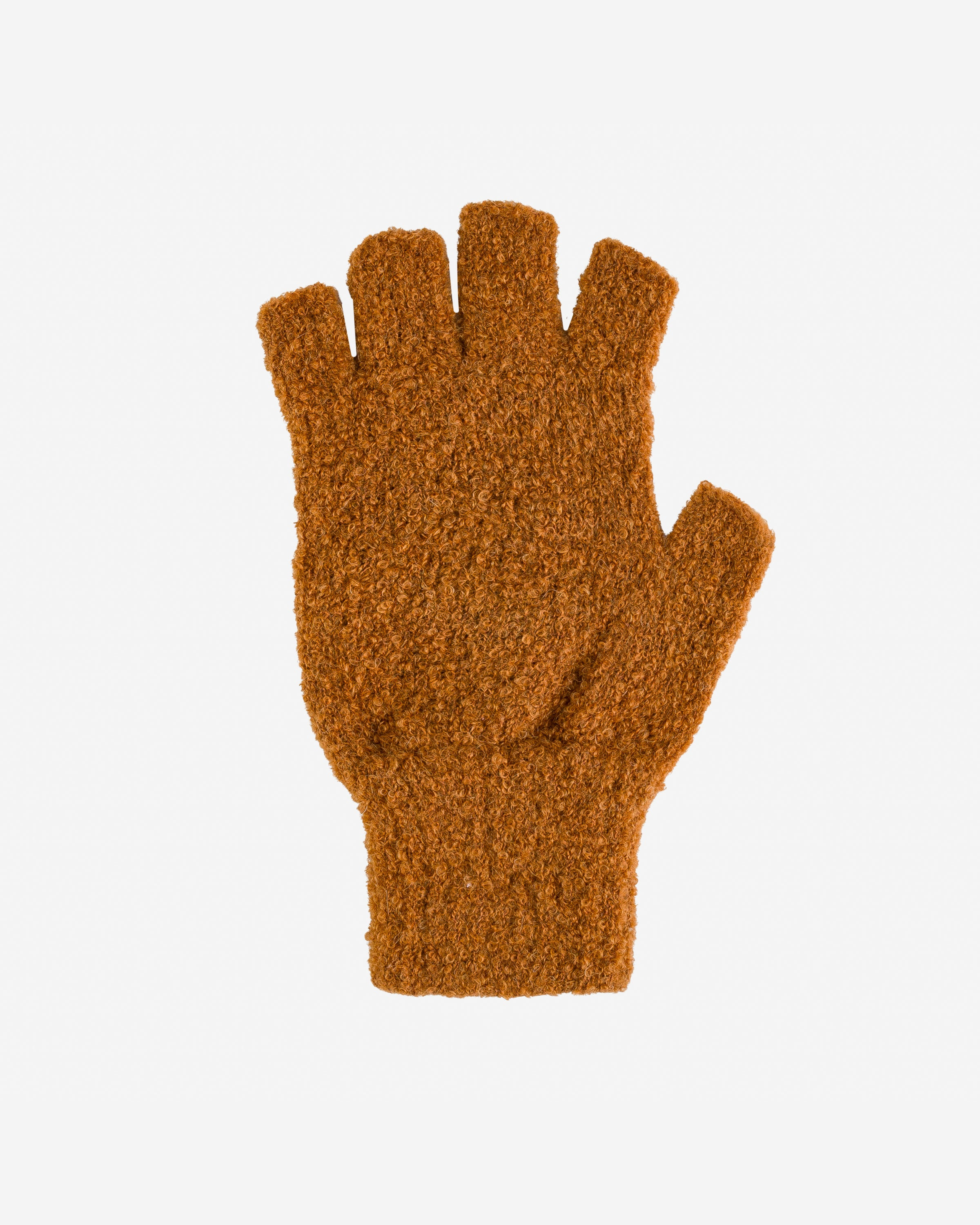 DEC-GLV-CAM Decka Fingerless Gloves - Camel - 1