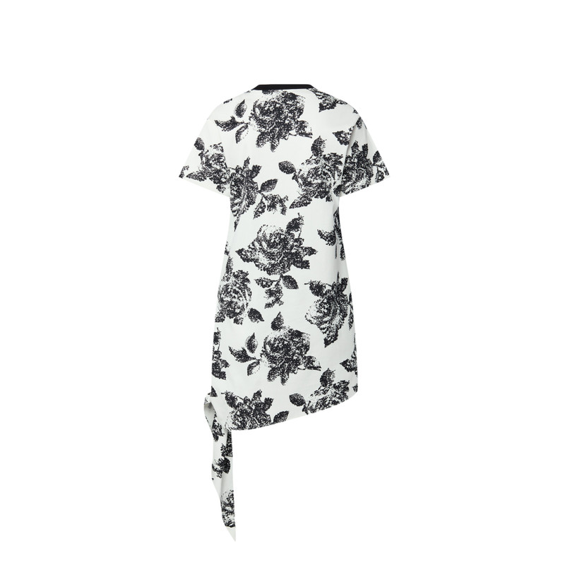 Floral Knotted T-Shirt Dress 3