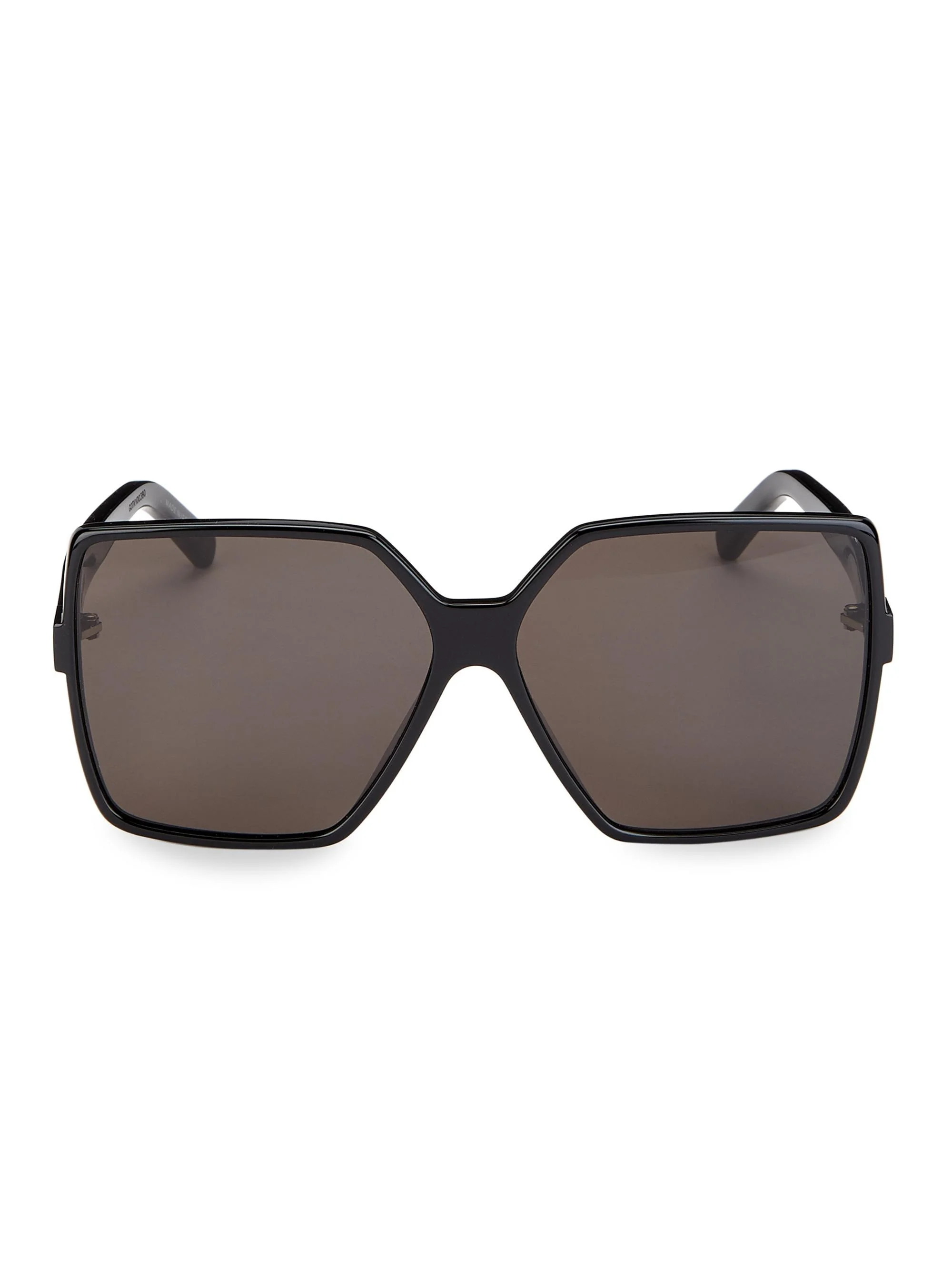Women's New Wave Betty 63MM Oversized Square Sunglasses - Black - 1