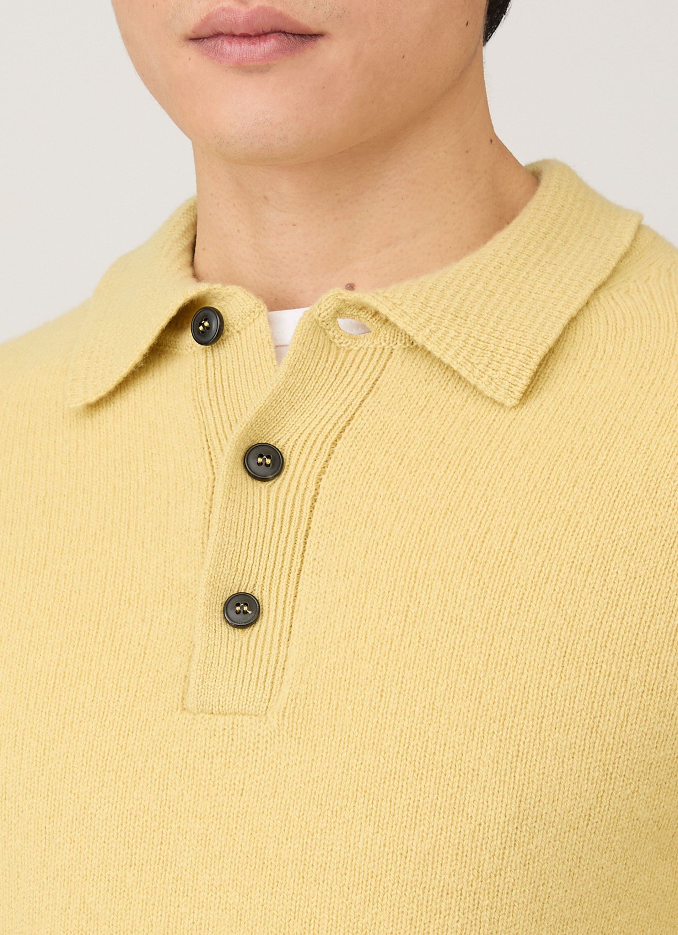Lambswool Polo Shirt - 6