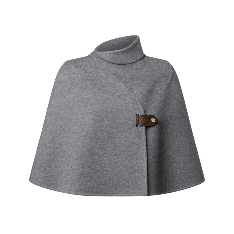 Asymmetrical Collar Cape 1
