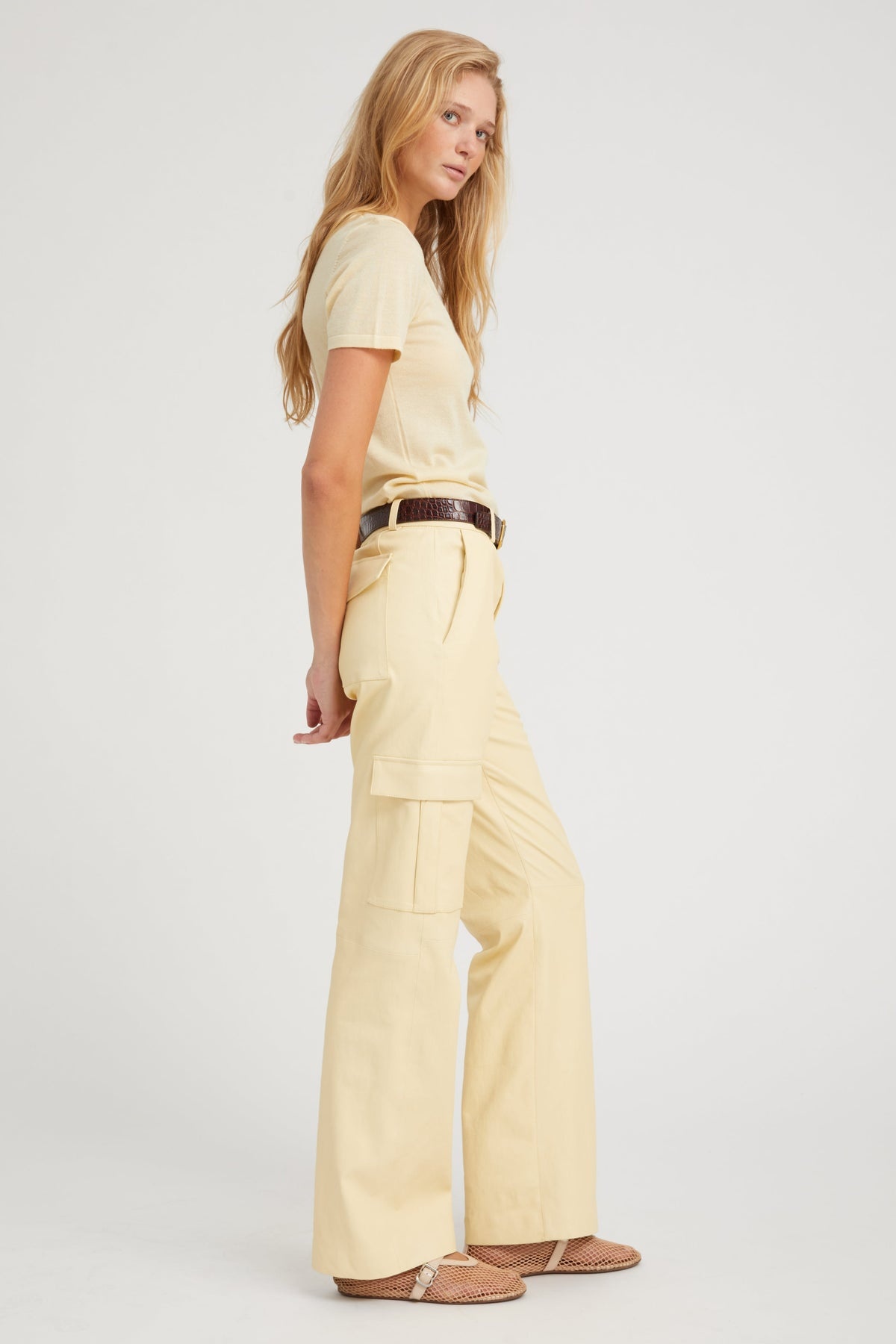 BUTTER ULTRA FINE CASHMERE TEE - 3