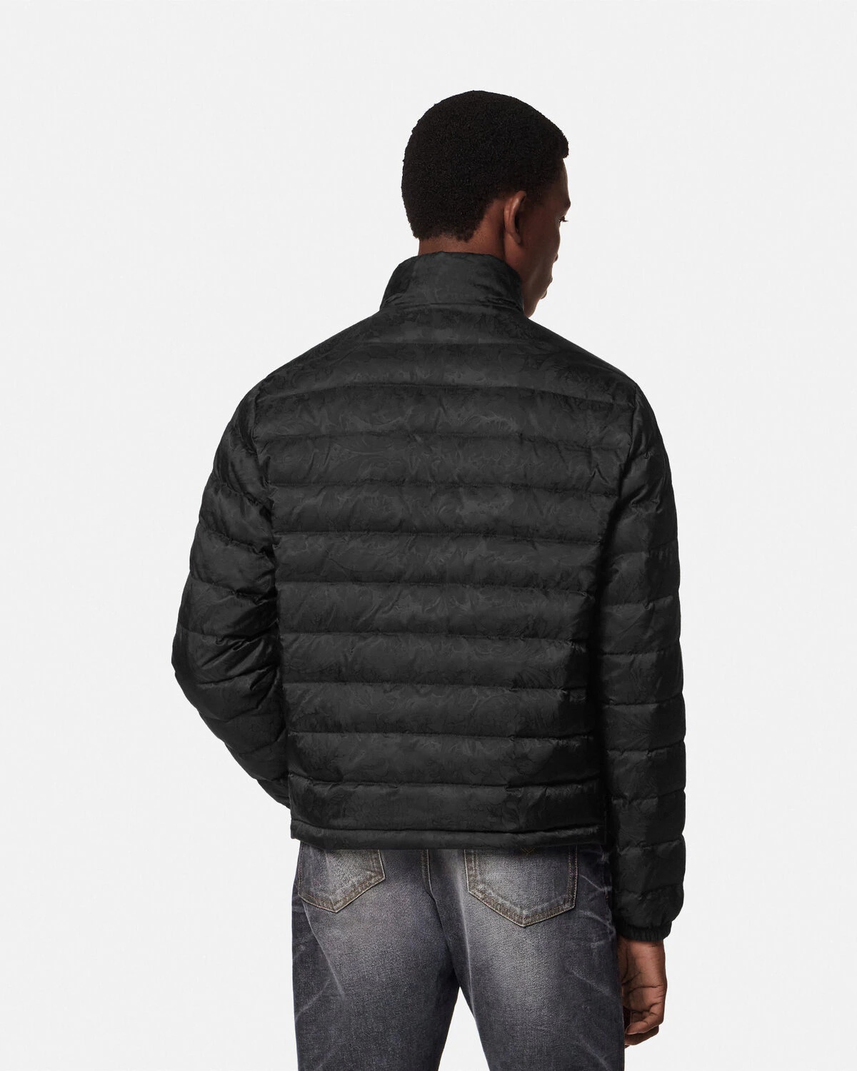 Barocco Jacquard Down Jacket - 5