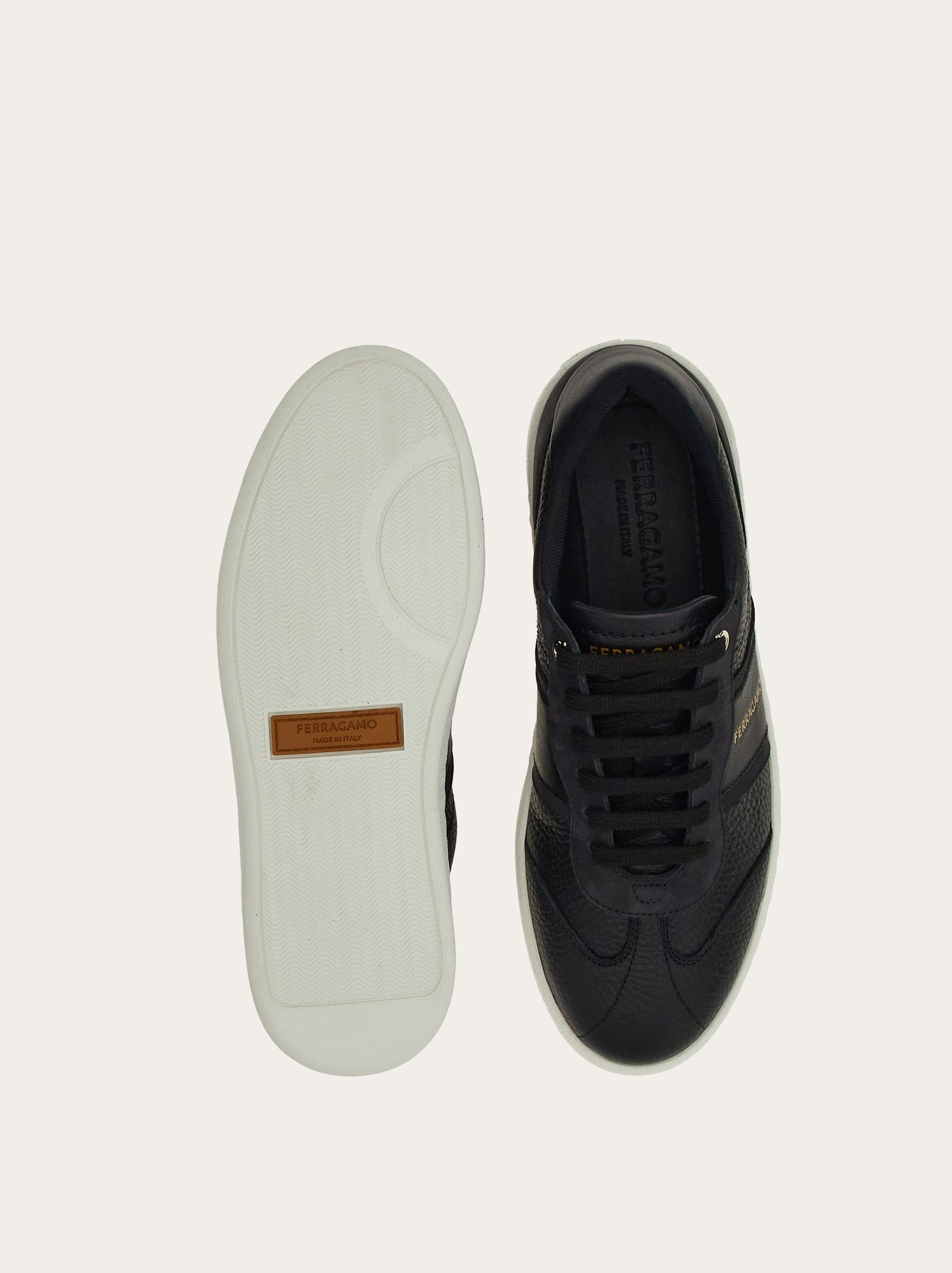 FERRAGAMO Low-top sneaker with logo | REVERSIBLE