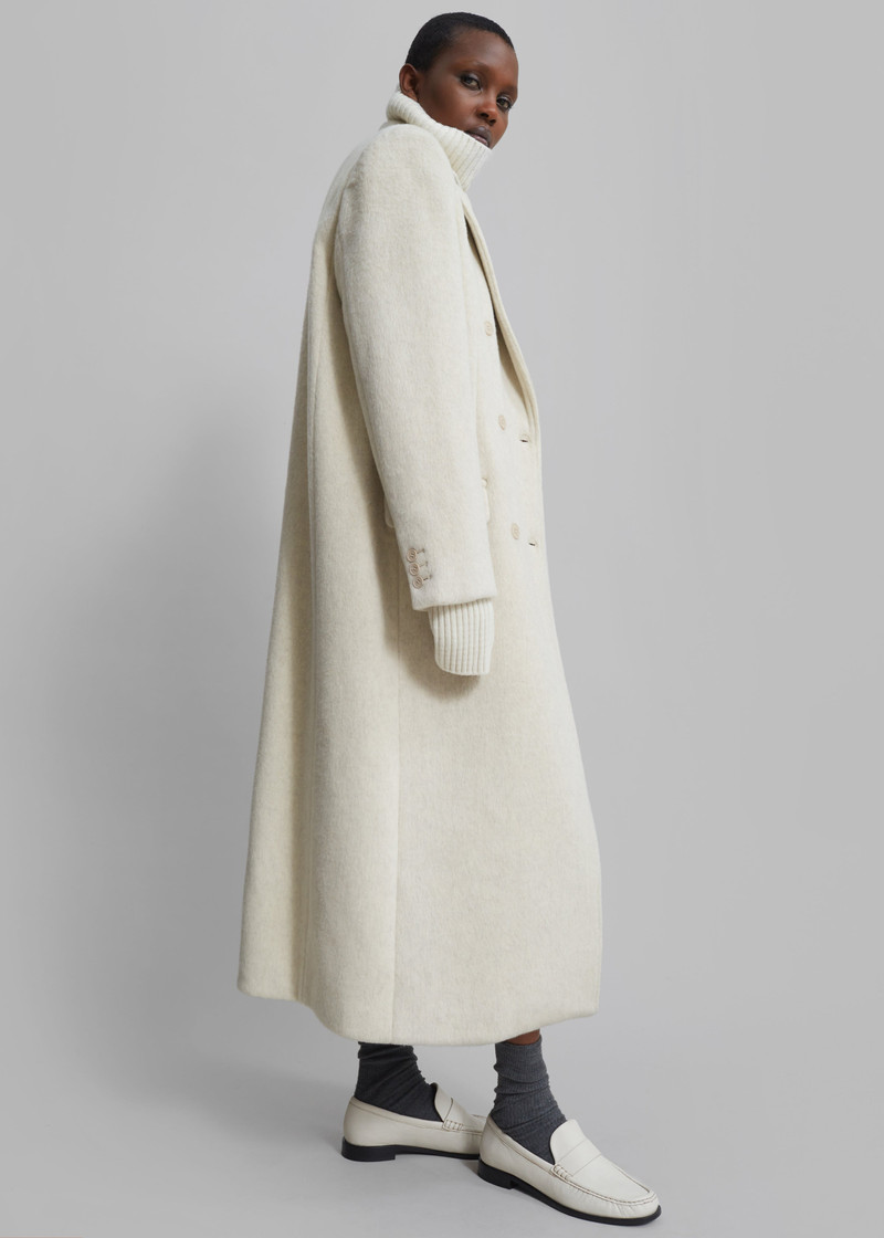 Jordan Wool Coat - Ivory 7