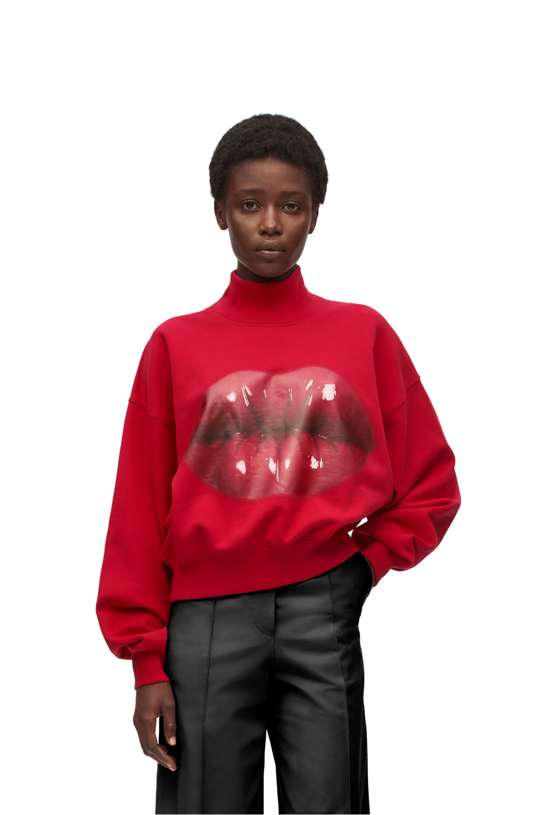 Loewe lips sweatshirt in cotton - 3