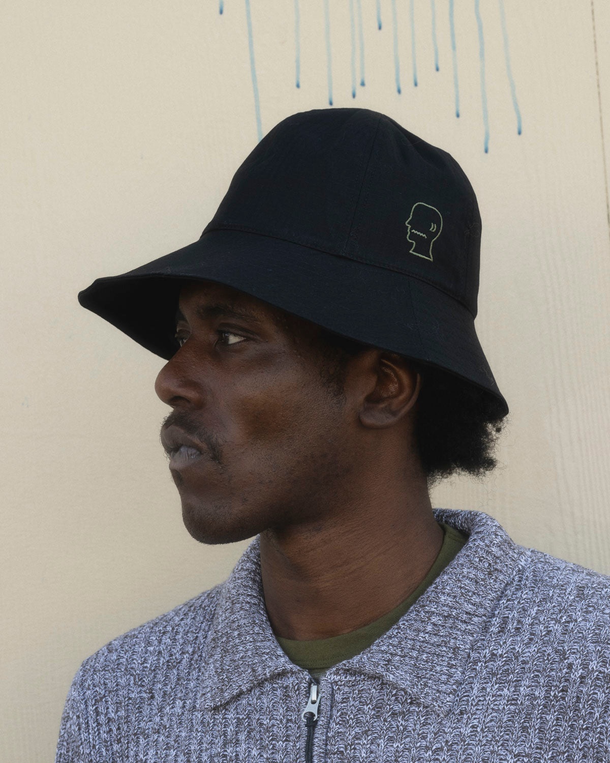 Fishing Bucket Hat - Black - 4