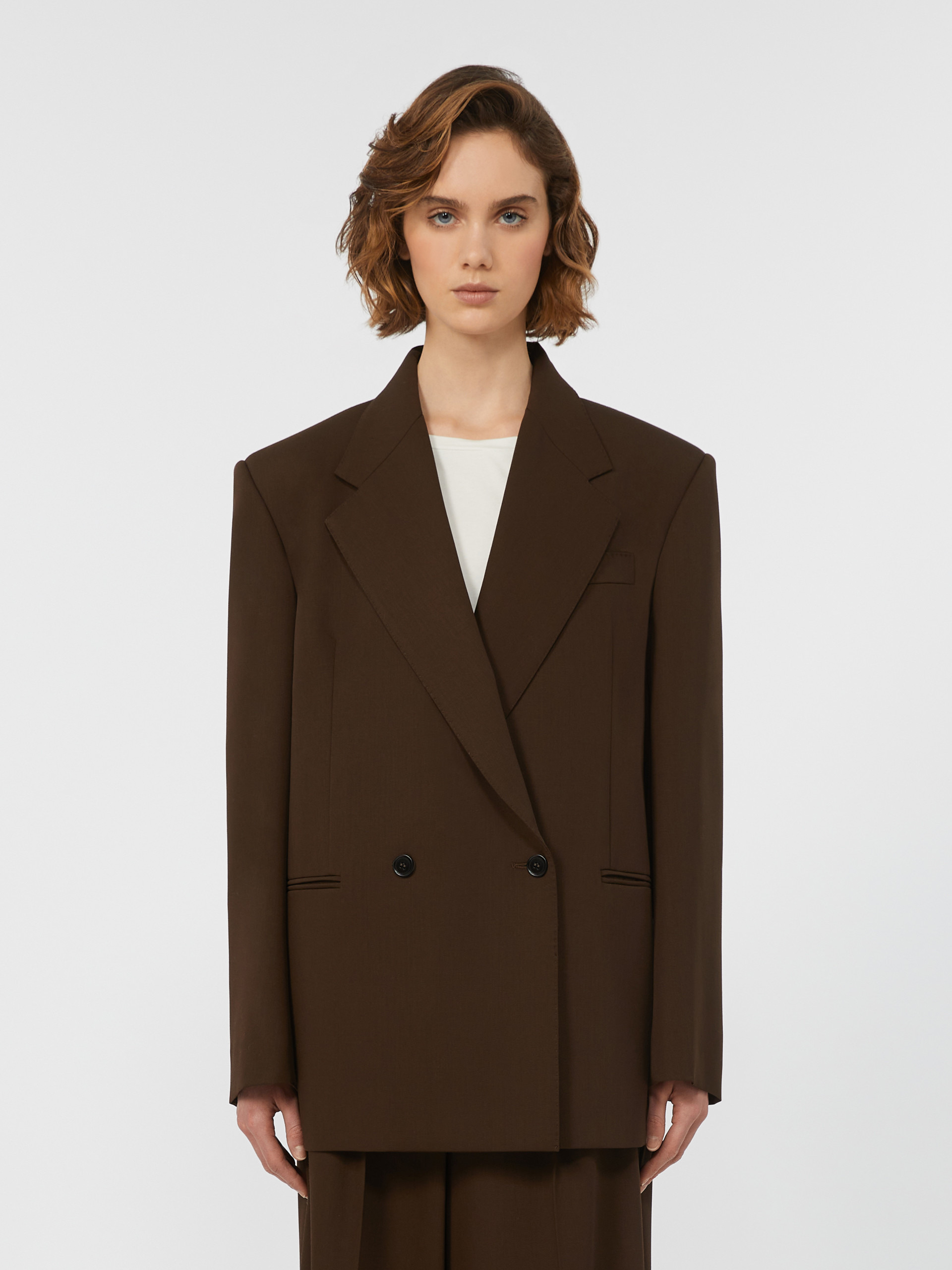 GINSENG Wool twill blazer - 3