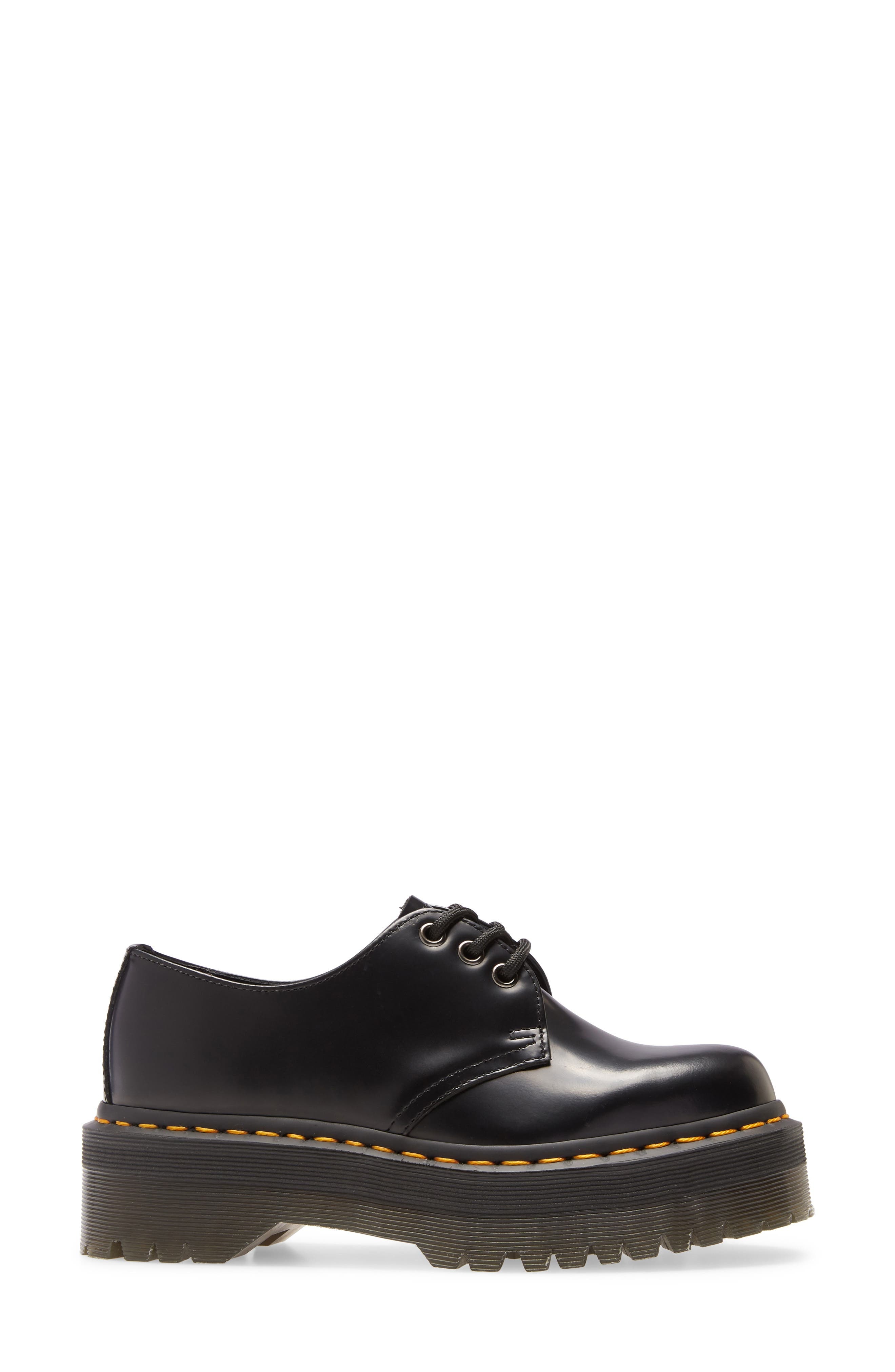 Dr. Martens Quad Platform Derby in Black at Nordstrom - 3