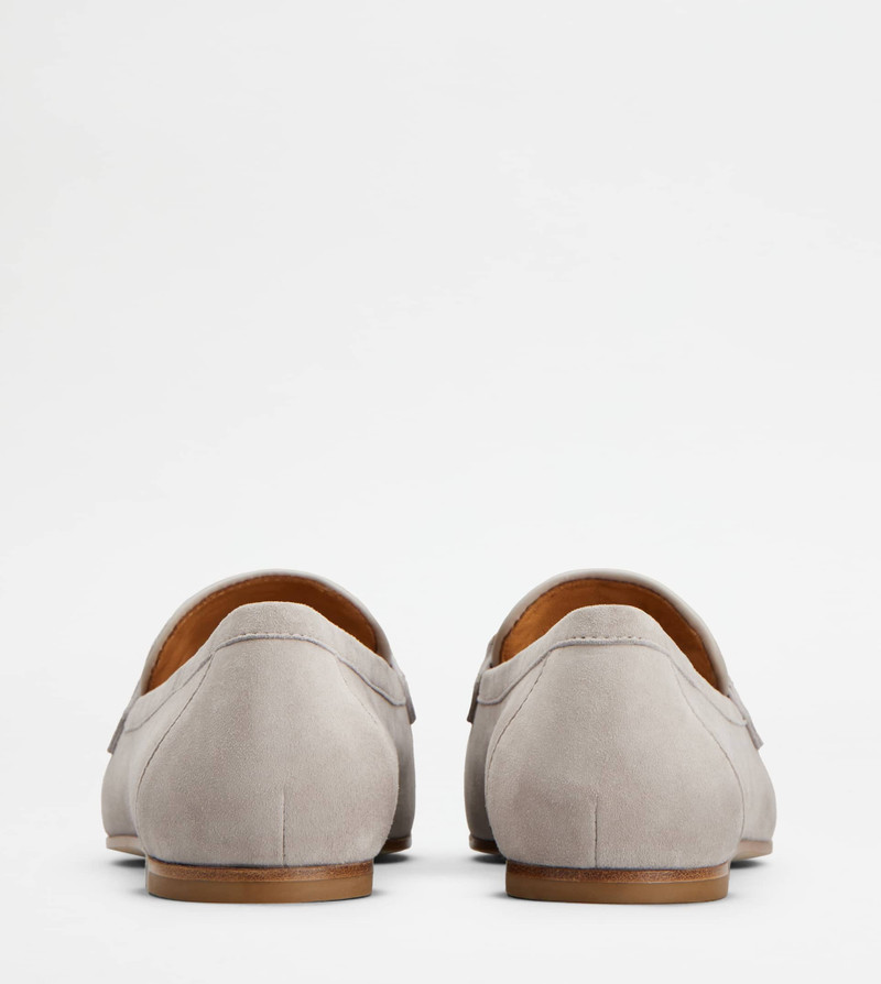 Tod's LOAFERS IN SUEDE - GREY outlook