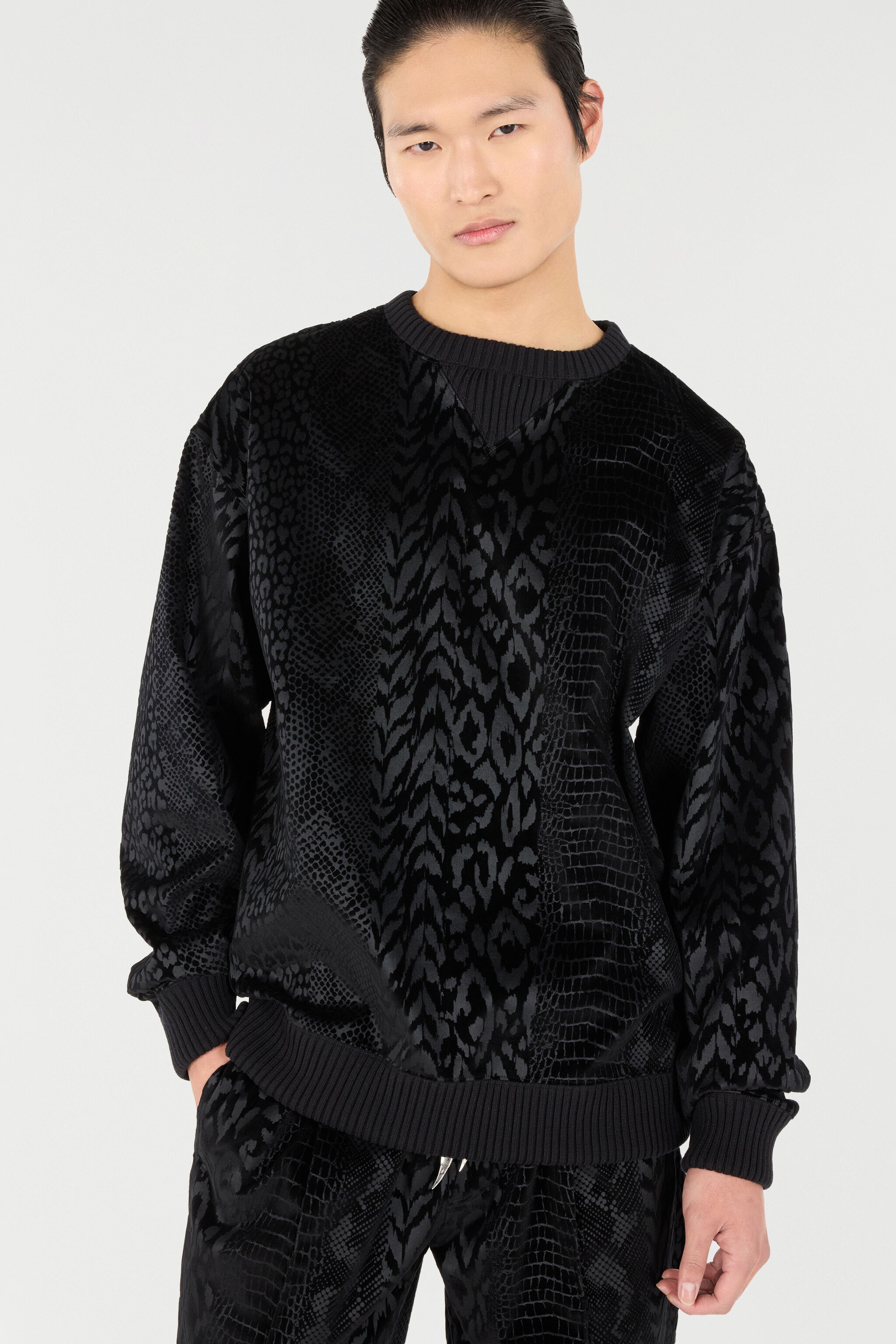 Sweatshirt With Animal Print - 6