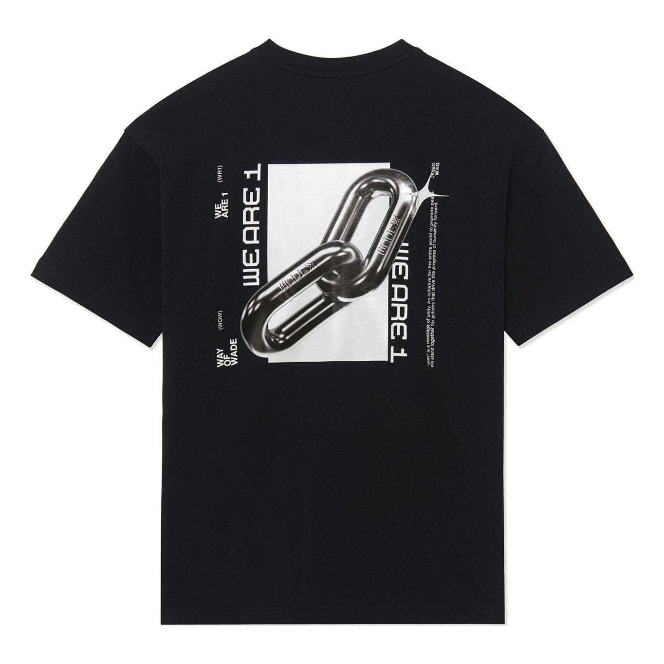 Li-Ning x Glare Way Of Wade Graphic T-shirt 'Black' AHSS643-1 - 2
