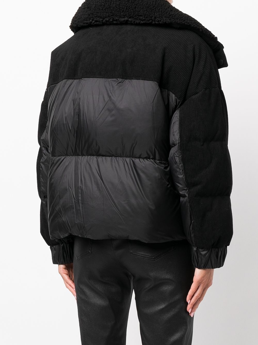 Elmira corduroy-panel puffer jacket - 4