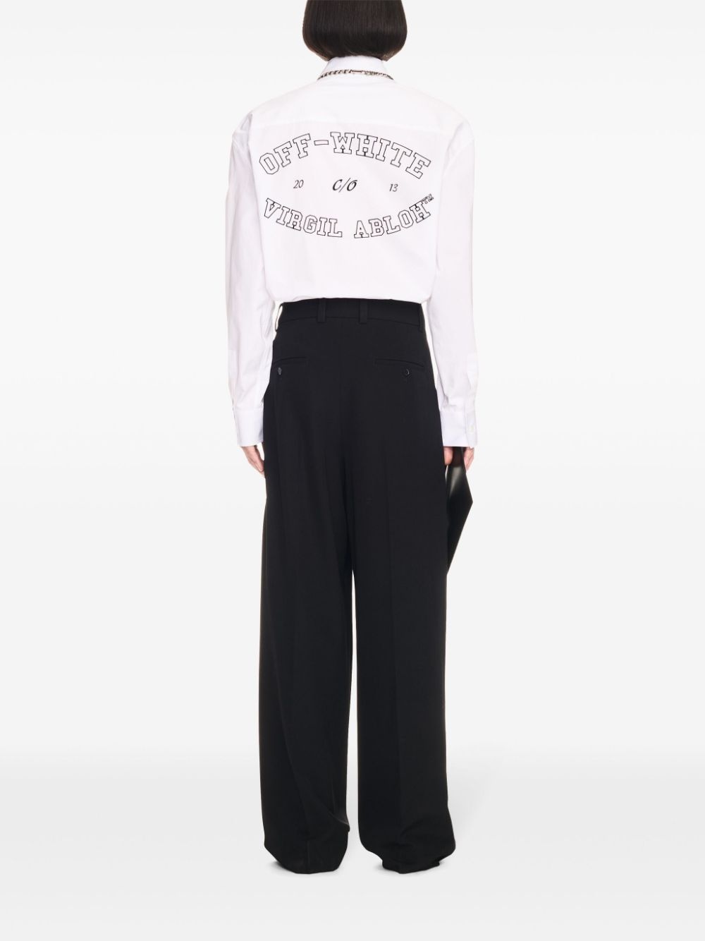 OW darted tailored trousers - 4