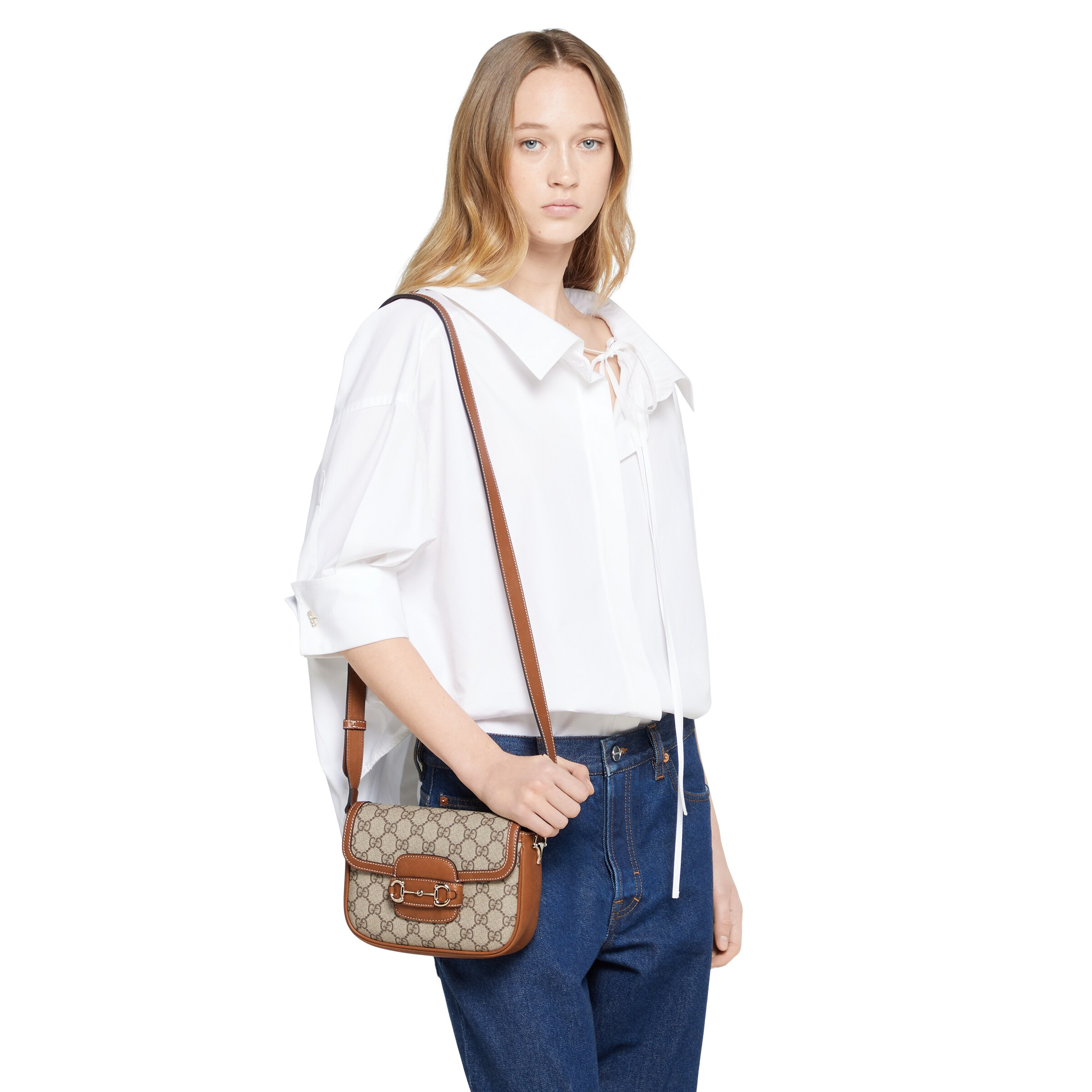 Gucci Horsebit 1955 Soft mini shoulder bag - 3