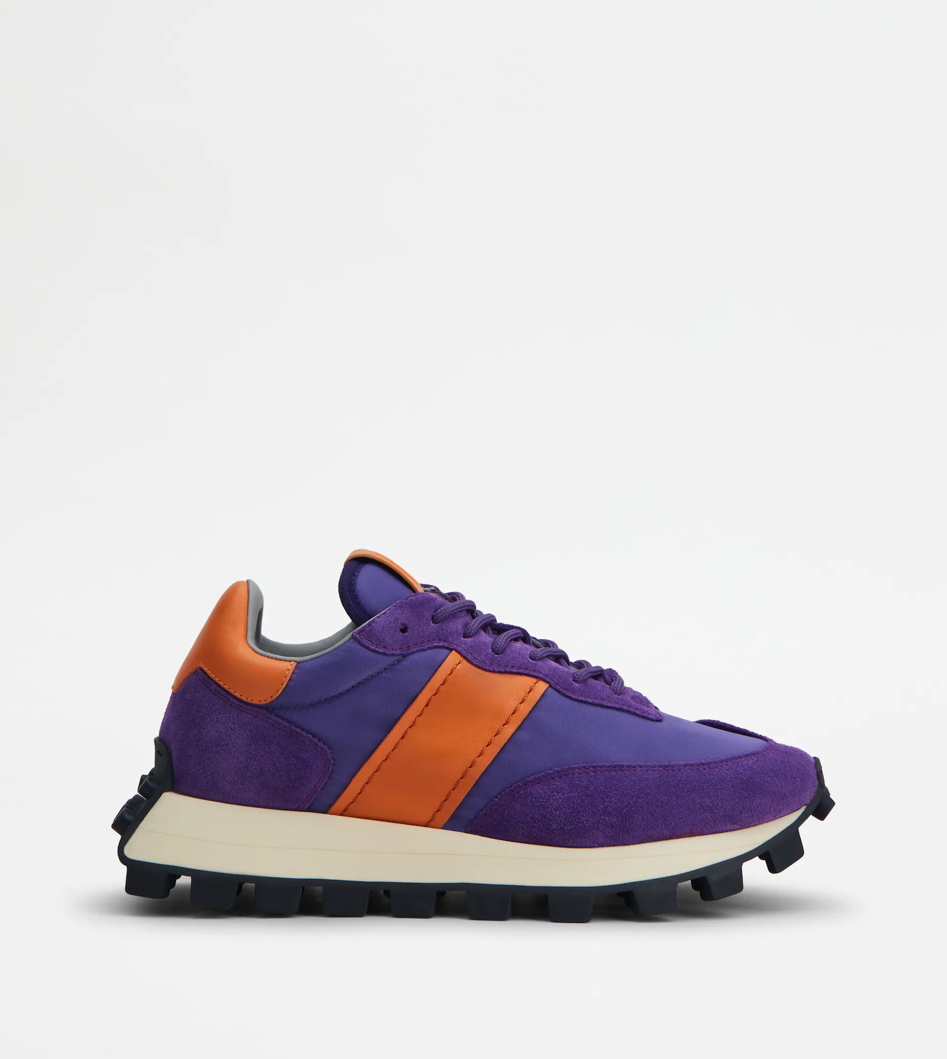 SNEAKERS TOD'S 1T IN SUEDE AND FABRIC - VIOLET - 1