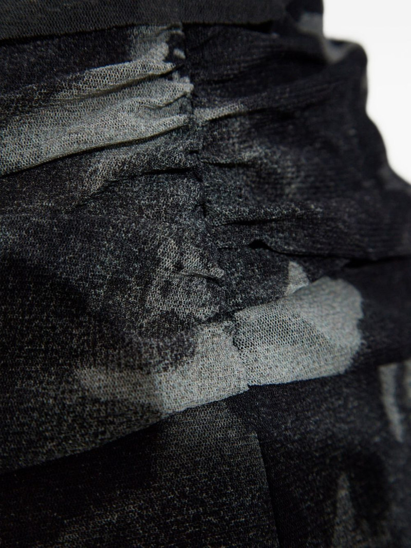 ruched tiered skirt 5