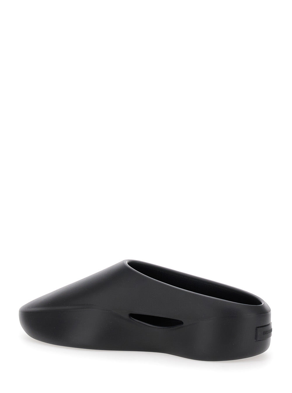 Fear Of God Men 'Eva Runner' Black Sneakers With Logo On The Heel And Side Cut-Out Detail In Plastic - 3