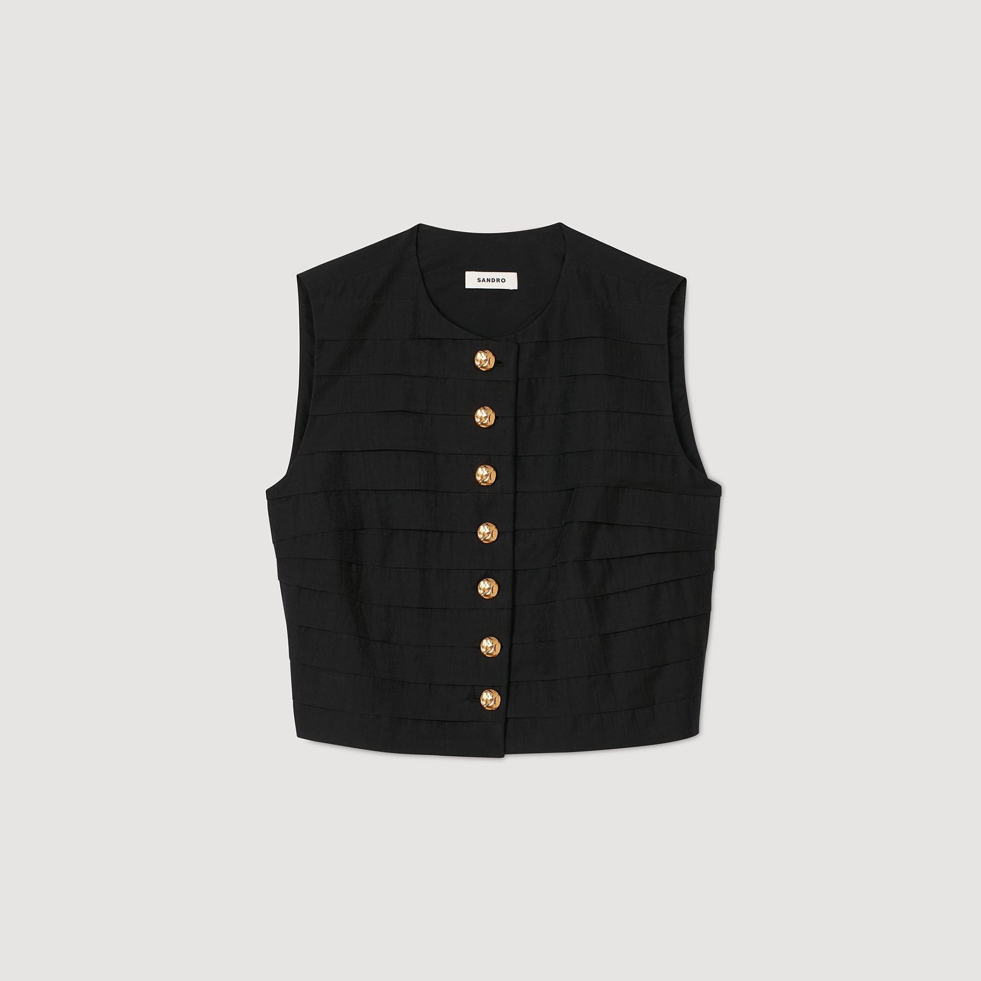 PLEATED CROP TOP - 6