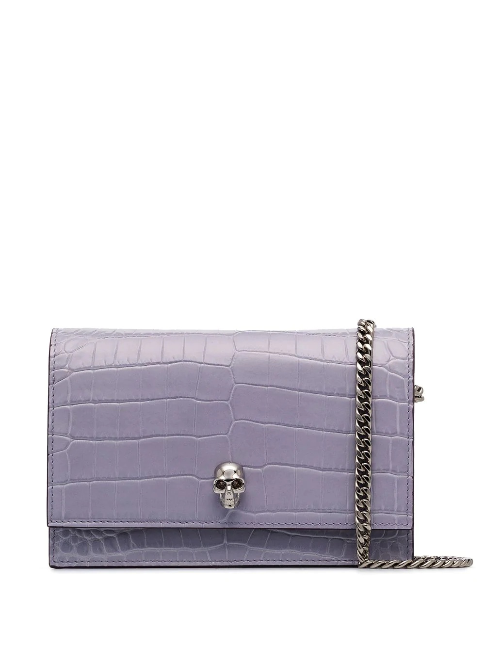 skull-embellished crossbody bag - 1