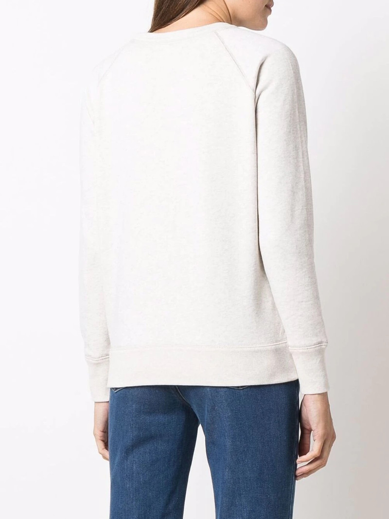logo-print crew-neck sweatshirt 4