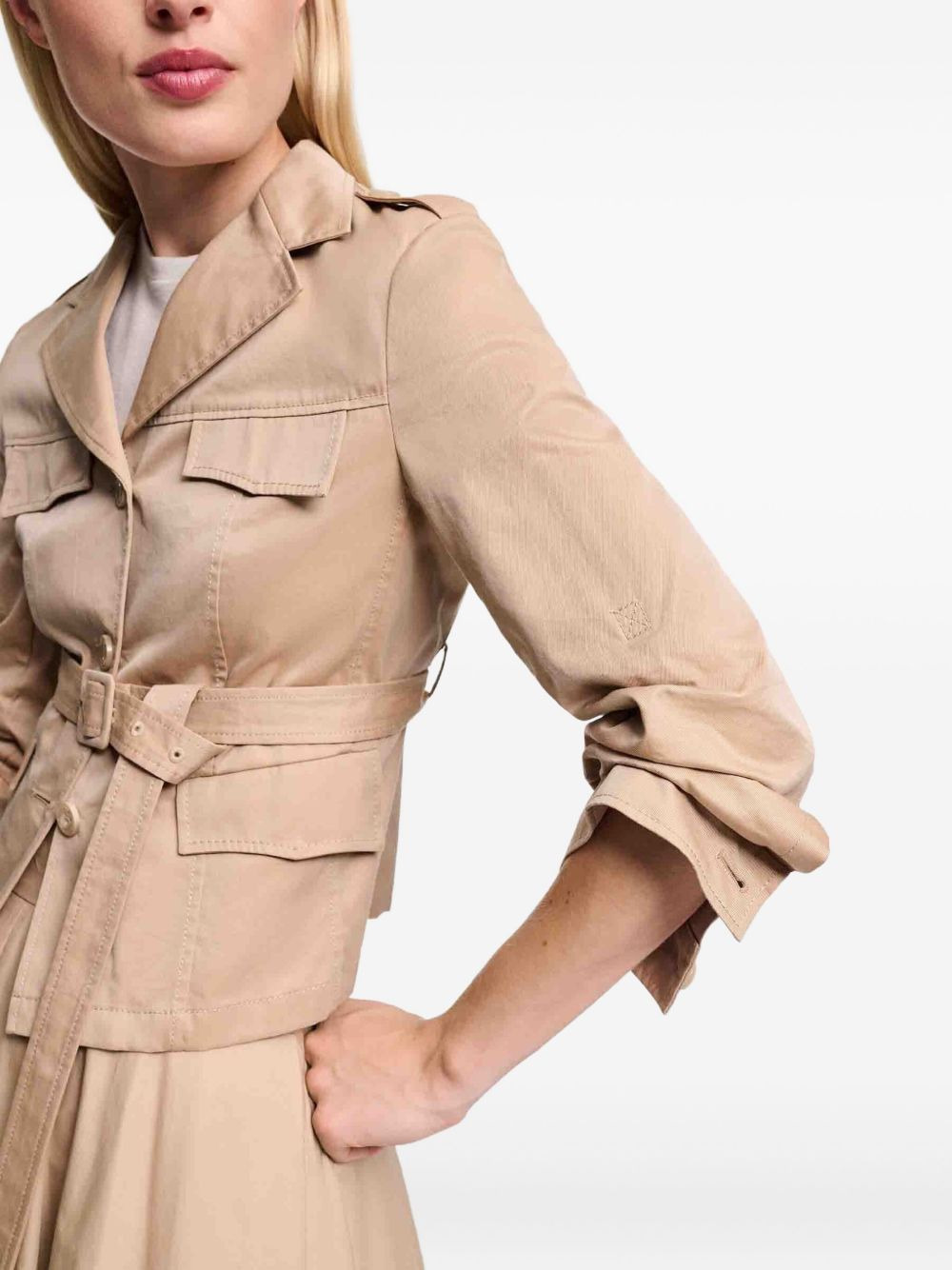 cotton blazer - 4