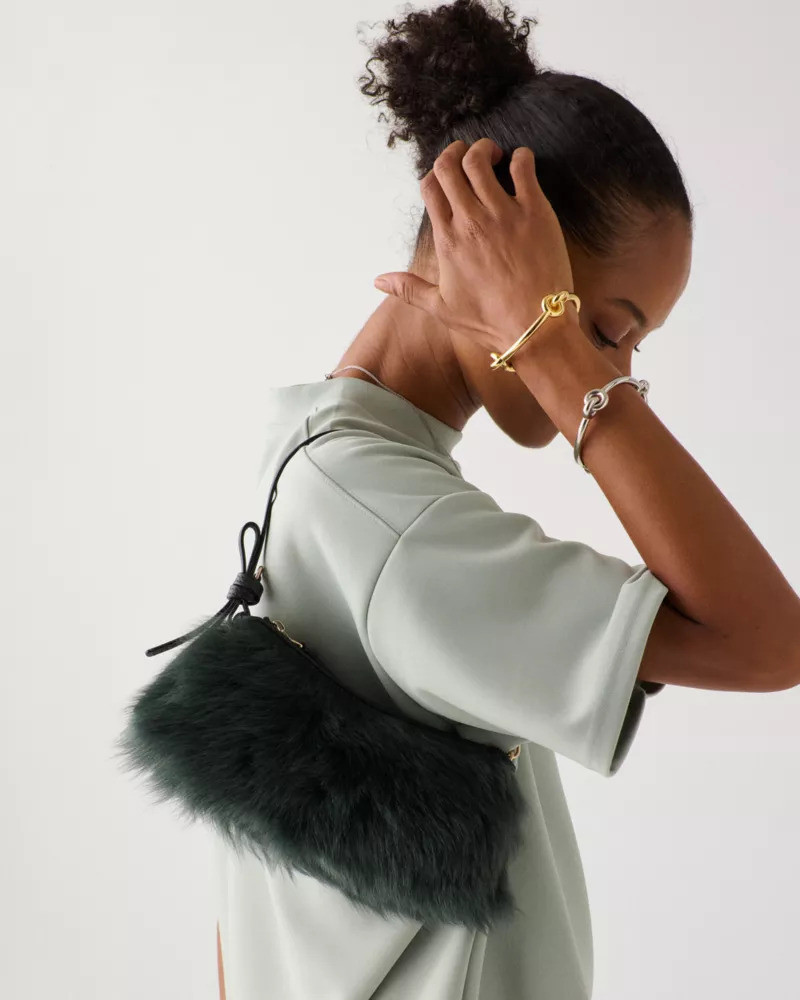kate spade Loop Shearling Pochette outlook